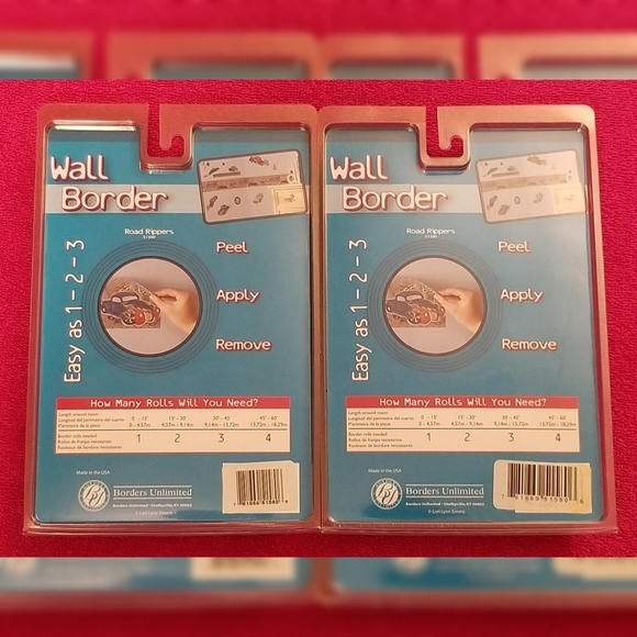 Lot of (2) Road Rippers Wall Borders - Picture 2 of 2